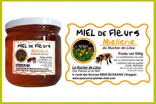Miels de fleurs