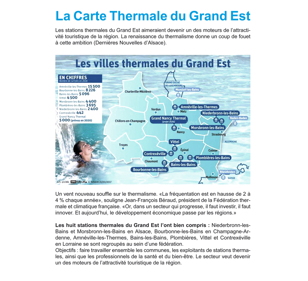 La Carte Thermale du Grand Est